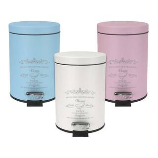 The Paris Collection Wastebasket with Foot Pedal