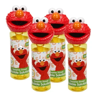 Sesame Street 4-Piece Bubble Heads with Wand