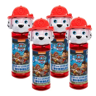 Little Kids Paw Patrol 4-Piece Bubble Heads with Wand