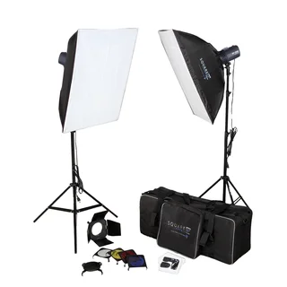 Photography Studio Kit Complete With Photo Lighting - Strobes - Stands & More!