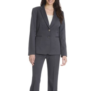 Tahari Arthur S. Levine Women's Navy 2-piece Pants Suit