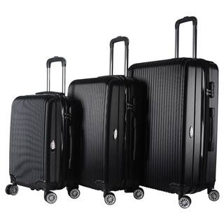 Brio Luggage 3-Piece Expandable Hardside Spinner Luggage Set