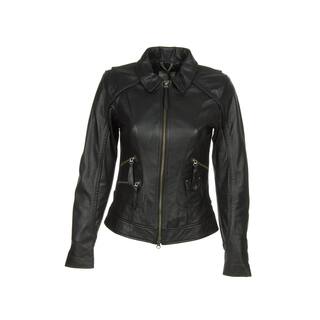 Harley-Davidson 98064-13VW Womens Heritage Black Leather Jacket