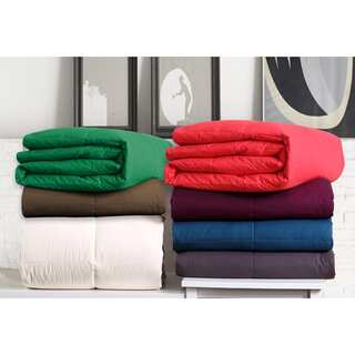 VCNY Solid Color Cotton Down Comforter