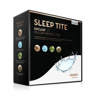 SLEEP TITE ENCASE LT Bed Bug Proof Waterproof Pillow Protector (Set of 2)