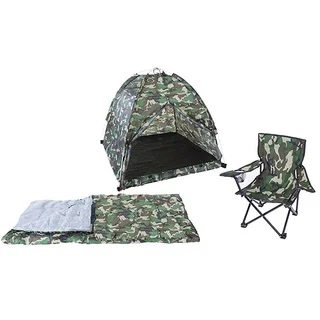 Pacific Green Camouflage Polyester Tent Set