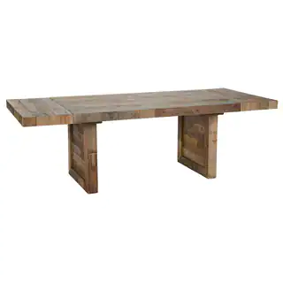 Kosas Home Hand-crafted Oscar Natural Extending 95-inch Recovered Shipping Pallets Dining Table