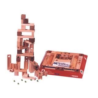 TEDCO Toys Hardwood Preschool Original Blocks and Marbles Super Set