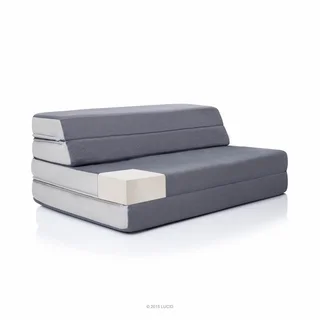 LUCID 4-inch Folding Mattress and Sofa Bed