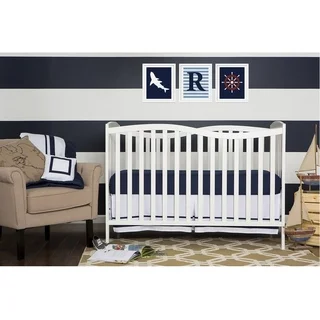 Dream on Me Chelsea White Wood 5-in-1 Convertible Crib