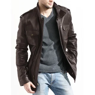 Tanners Avenue Men's Lambskin Leather Field Jacket