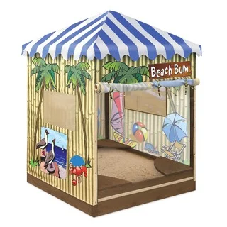 Badger Basket Beach Bum Cabana Sandbox and Playhouse
