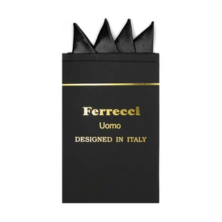 Ferrecci Men's Multicolor Microfiber Pre-folded Pocket Square Handkerchief