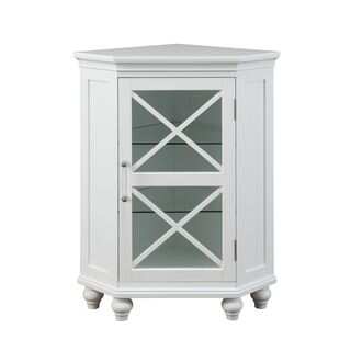 Grayson Corner Floor Cabinet by Elegant Home Fashions