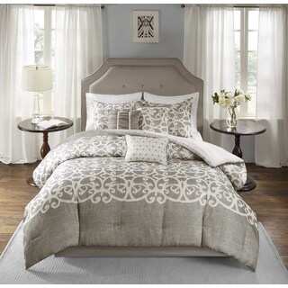 Madison Park Novella Grey 7-piece Comforter Set