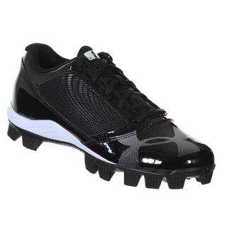 Under Armour Kid's Black Synthetic Baseball Cleats