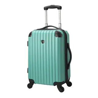 Travelers Club Madison ABS 20-inch Expandable Hardside Carry-on Spinner Suitcase