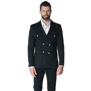 Men's Slim Fit Casual Double-breasted Sport Jacket