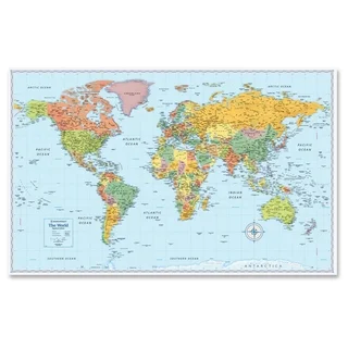 Rand McNally World Wall Map - Multi