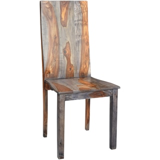 Wanderloot Big Sur Grey Wash Sustainable Solid Sheesham Dining Chair