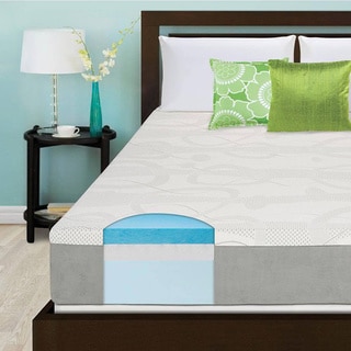 Slumber Solutions Shoose Your Comfort 10-inch California King-size Gel Memory Foam Mattress