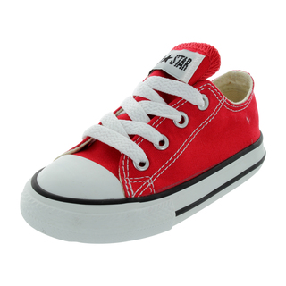 Converse Infants Red/White Canvas Shoe