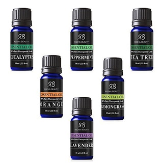 Radha Top 6 100-percent Pure Therapeutic-grade Aromatherapy Essential Oils Kit