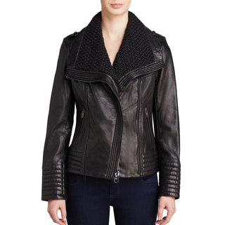Michael Kors Women's Black Leather Jacket