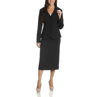 Giovanna Signature Women's Polyester 2-piece Skirt Suit