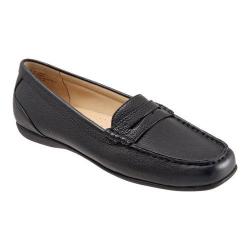 Women's Trotters Staci Moccasin Black Leather