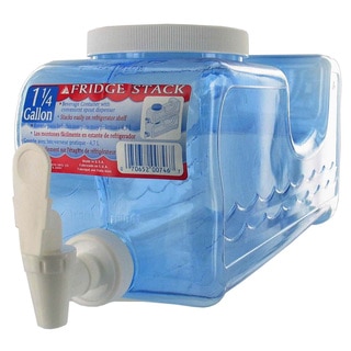 Arrow Plastic 00746 1.25 Gallon Fridge Stack Beverage Dispenser