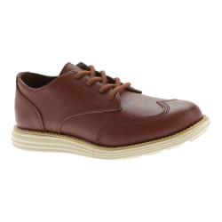Boys' Cole Haan Grand Oxford Woodbury Brown Leather/Cream
