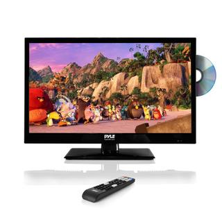 Pyle PTVDLED24 23.6-inch HD Flat Screen Black LED TV with Built-in CD/DVD Player
