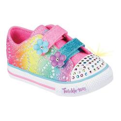 Girls' Skechers Twinkle Toes Shuffles Lil Rainbow Sneaker Multi