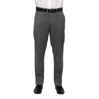 Kenneth Cole New York Men's Light Grey Polyester-blend Trousers