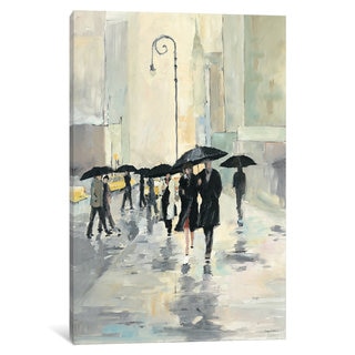 iCanvas City in the Rain by Avery Tillmon Canvas Print