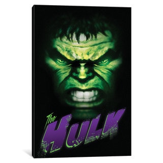 iCanvas Avengers Assemble: Hulk In Zoom Classic Situational Art by Marvel Comics Canvas Print