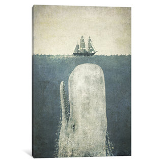 iCanvas White Whale by Terry Fan Canvas Print