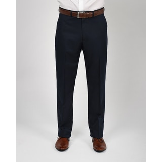 Dockers Navy Polyester Straight Fit Pant