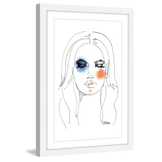 Marmont Hill - 'Beauty' by Lovisa Oliv Framed Painting Print