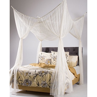 Woven Polyester Four-point Bed Canopy (76' x 84' x 96')