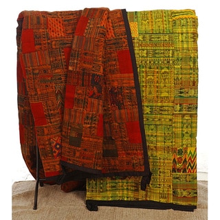 Handmade Patchwork Quilt (Guatemala)