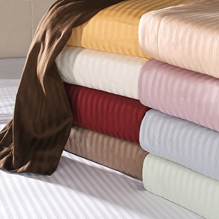Egyptian Cotton 650 Thread Count Striped Pillowcase Set