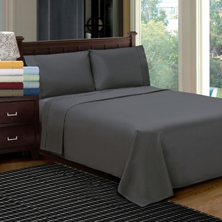 Superior 100-percent Premium Long-staple Combed Cotton 1200 Thread Count Solid Color Pillowcase Set