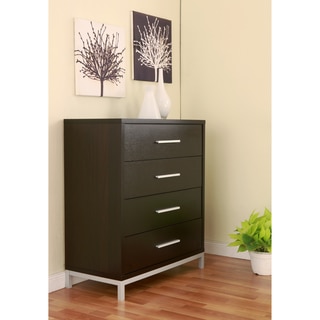Furniture of America Modern 4-drawer Wood/ Metal Chest