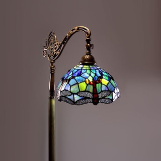 Tiffany-style Dragonfly Reading Lamp