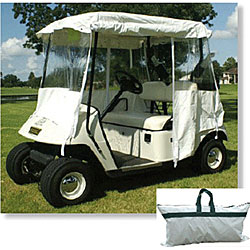'All Season' White Golf Cart Cover