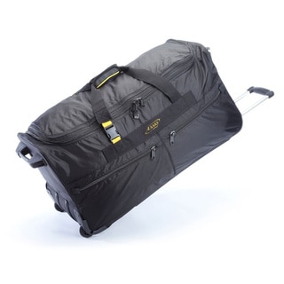A.Saks 31-inch Expandable Rolling Upright Duffel Bag