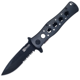 The Enforcer Black SS Pocket Knife with Clip