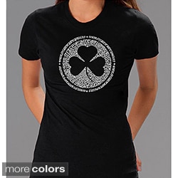 Los Angeles Pop Art Women's Irish T-shirt